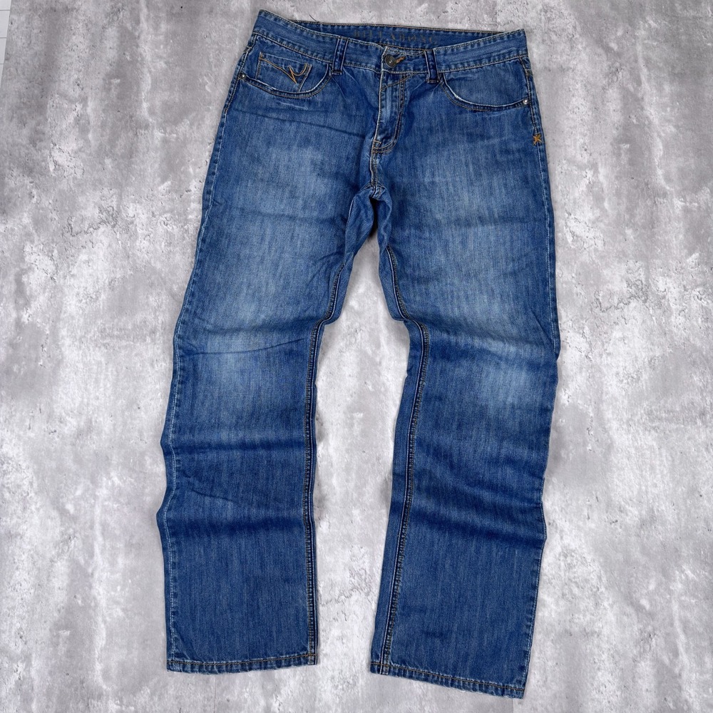 Vintage Billabong Mcfeely Jeans Mens 36x32 Stretch Regular Fit Low Rise Skate